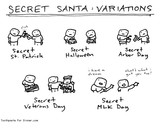 Variations On Secret Santa Game