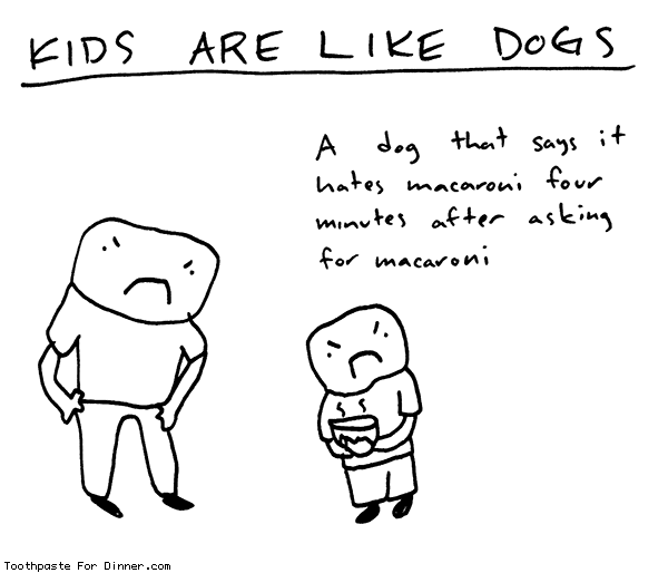 Οι σκύλοι μοιάζουν με μικρά παιδιά...